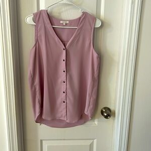 Maurice’s pastel pink/lilac blouse.